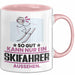Skifahrer Geschenk Tasse So Gut Kann Nur Ein Skifahrer Aussehen Geschenkidee Kaffee-Becher Rosa Trendation
