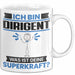 Dirigent Tasse Geschenk für Dirigent Geburtstag Lustiger Spruch Kaffee-Becher Was Ist Deine Superkraft Weiß Trendation