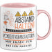 Konzertveranstalterin Tasse Geschenk Lustig Abstand Halten Hochleistungs-Konzertveranstalterin Mit Drang Zur Perfektion Bei Der Arbeit Rosa Trendation
