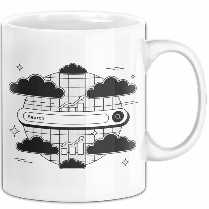 SEO Spezialist Tasse Geschenk Lustige Geschenkidee Spruch Für Such Optimierer Weiß Trendation