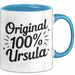 Ursula Tasse Geschenk Original 100% Ursula Geschenkidee Geburtstag Blau Trendation