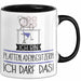 Geschenk für Plattenladenbesitzerin Tasse Lustige Geschenkidee Geburtstag Ich Bin Plattenladenbesitzerin Ich Darf Das Trendation