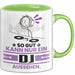 DJ Geschenk Tasse So Gut Kann Nur Ein DJ Aussehen Geschenkidee Kaffee-Becher Grün Trendation