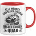 Quad-Fahrer Tasse Geschenk Alle Männer Sind Gleich Geboren Nur Die Besten Werden Quad-Fahrer Rot Trendation