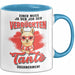 Beste Tante Nichte Neffe Tasse Geschenk Lustige Geschenkidee Spruch Einer Muss Ja Den Job Der Verrückten Tante Übernehmen Blau Trendation