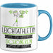 Leichtathletin Weil Es Keinen Schöneren Beruf Gibt Tasse Geschenk für Eine Leichtathletin Lustig Blau Trendation