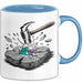 Geologe Tasse Geschenkidee für Felsenliebhaber Blau Trendation
