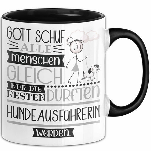 Hundeausführerin Geschenk Becher Tasse Gott Schuf Alle Menschen Gleich Nur Die Besten Durfeten Hundeausführerin Werden Geschenkidee Lustig Trendation