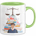 Jurastudent Tasse Geschenk Lustige Geschenkidee Spruch Für Juristische Köpfe Grün Trendation