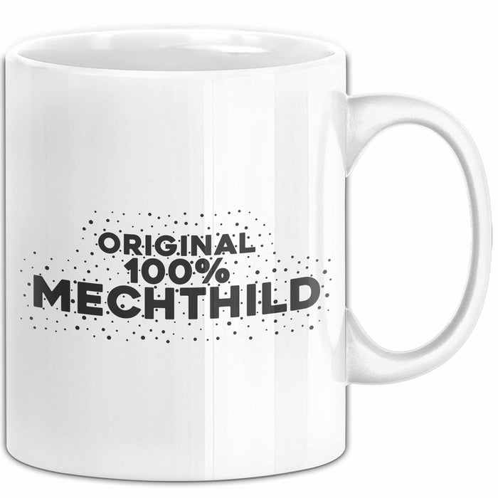 Mechthild Tasse Original 100% Mechthild Geschenk Weiß Trendation