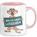 Erdmännchen Tier Tasse Geschenk Lustige Geschenkidee Spruch Bin Da Kann Losgehen Rosa Trendation