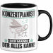 Konzertpianist Tasse Geschenk für Konzertpianist Der Mann Der Alles Kann Geschenkidee zum Geburtstag Schwarz Trendation