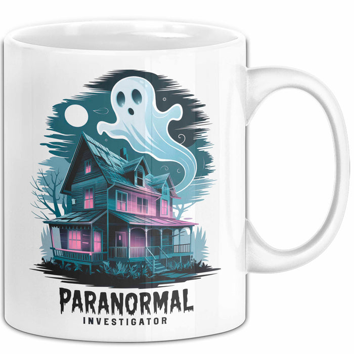 Paranormaler Ermittler Tasse Geschenkidee für Weiß Trendation