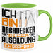 Dachdecker Ausbildung Tasse Geschenk Ich Bin Dachdecker In Der Ausbildung Ich Darf Das Geschenkidee Spruch Grün Trendation