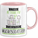 Musikberaterin Tasse Geschenk Becher Stark Attraktiv Furchtlos Musikberaterin Lustige Geschenkidee Rosa Trendation