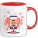 Influencer Tasse Geschenk Lustige Geschenkidee Spruch Für Trend Setter Rot Trendation