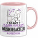 Musikredakteur Geschenk Tasse So Gut Kann Nur Ein Musikredakteur Aussehen Geschenkidee Kaffee-Becher Rosa Trendation