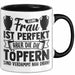 Töpferin Tasse Geschenk Keine Frau Ist Perfekt Aber Die Die Töpfern Sind Verdammt Nah Dran Trendation