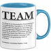 Büroarbeit Kollege Wertschätzung Tasse Geschenk Lustige Geschenkidee Spruch Team Blau Trendation