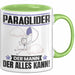 Paraglider Tasse Geschenk für Paraglider Der Mann Der Alles Kann Geschenkidee zum Geburtstag Grün Trendation