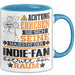 Indie-Fan Geschenk Tasse Lustiger Spruch Erheben Sie Sich Der Indie-Fan Betritt den Raum Blau Trendation