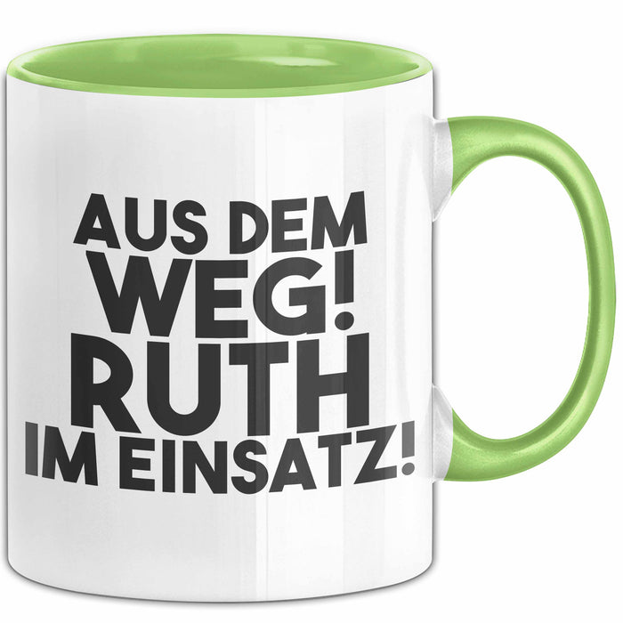 Ruth Tasse Aus Dem Weg! Ruth Im Einsatz! Geschenk