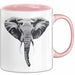 Elefant Tier Tasse Geschenk Lustige Geschenkidee Spruch Rosa Trendation