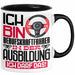 Berufskraftfahrer Ausbildung Tasse Geschenk Ich Bin Berufskraftfahrer In Der Ausbildung Ich Darf Das Geschenkidee Spruch Schwarz Trendation