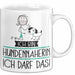 Geschenk für Hundennäherin Tasse Lustige Geschenkidee Geburtstag Ich Bin Hundennäherin Ich Darf Das Weiß Trendation