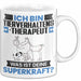 Tierverhaltenstherapeut Tasse Geschenk für Tierverhaltenstherapeut Geburtstag Lustiger Spruch Kaffee-Becher Was Ist Deine Superkraft Weiß Trendation