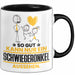 Schwiegeronkel Geschenk Tasse So Gut Kann Nur Ein Schwiegeronkel Aussehen Geschenkidee Kaffee-Becher Schwarz Trendation