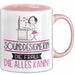 Sounddesignerin Geschenk Tasse Becher Die Frau Die Allen Kann Geschenkidee für eine Sounddesignerin Lustig Rosa Trendation