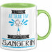 Sängerin Tasse Geschenk Becher Stark Attraktiv Furchtlos Sängerin Lustige Geschenkidee Grün Trendation