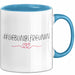 Tasse ValentinstagsGrafik mit Herzen und Lieblingsfreundin Geschenk für sie Blau Trendation