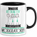 Moderatorin Tasse Geschenk Becher Stark Attraktiv Furchtlos Moderatorin Lustige Geschenkidee Trendation