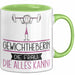 Gewichtheberin Geschenk Tasse Becher Die Frau Die Allen Kann Geschenkidee für eine Gewichtheberin Lustig Grün Trendation