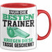 Geschenk Tasse Nur Die Besten Trainer Kriegen Diese Tasse Spruch Geschenkidee Rot Trendation