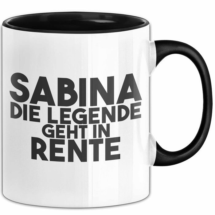 Sabina Tasse Sabina – Die Legende Geht In Rente Geschenk