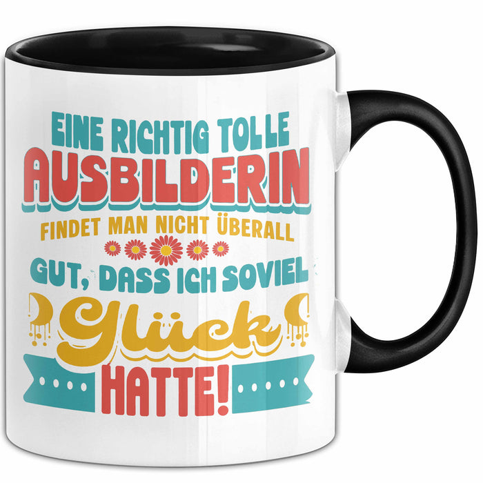 Trainer Coach Tasse Geschenk Lustige Geschenkidee Spruch Eine Richtig Tolle Ausbilderin Findet Man Nicht Überall Trendation