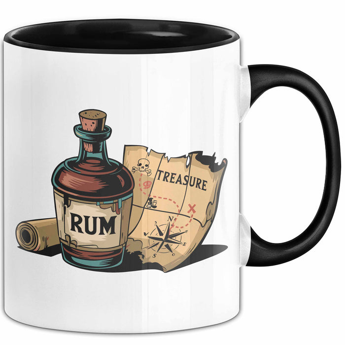 Rum Fan Tasse Geschenkidee für Piraten Spirituosen Liebhaber Trendation