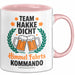 Sarkasmus Sarkastisch Tasse Geschenk Lustige Geschenkidee Spruch Team Hackedicht Himmelfahrtskommando Rosa Trendation