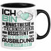 Anästhesietechnischer Assistent Ausbildung Tasse Geschenk Ich Bin Anästhesietechnischer Assistent In Der Ausbildung Ich Darf Das Geschenkidee Spruch Schwarz Trendation