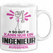 Ingenieur Geschenk Tasse So Gut Kann Nur Ein Ingenieur Aussehen Geschenkidee Kaffee-Becher Weiß Trendation
