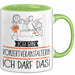 Geschenk für Konzertveranstalterin Tasse Lustige Geschenkidee Geburtstag Ich Bin Konzertveranstalterin Ich Darf Das Grün Trendation