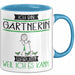 Gärtnerin Tasse Geschenk Ich Bin Gärtnerin Warum Weil Ich Es Kann Geschenkidee Geburtstag Blau Trendation