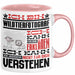 Wildtierfotograf Geschenk Kaffee-Tasse Geschenkidee für Wildtierfotograf Ich Bin Wildtierfotograf Ich Kann Es Dir Erklären Jedoch Nicht Für Dich Verstehen Spruch Lustig Rosa Trendation