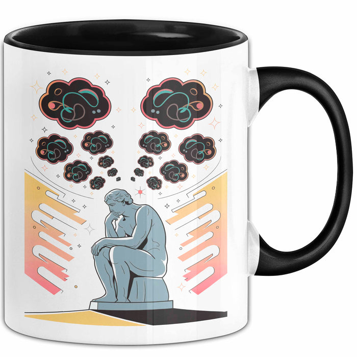 Philosoph Tasse Geschenk Lustige Geschenkidee Spruch Für Tief Denker Trendation