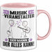 Musikveranstalter Tasse Geschenk für Musikveranstalter Der Mann Der Alles Kann Geschenkidee zum Geburtstag Rosa Trendation