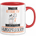 Hundepflegerin Tasse Geschenk Becher Stark Attraktiv Furchtlos Hundepflegerin Lustige Geschenkidee Rot Trendation