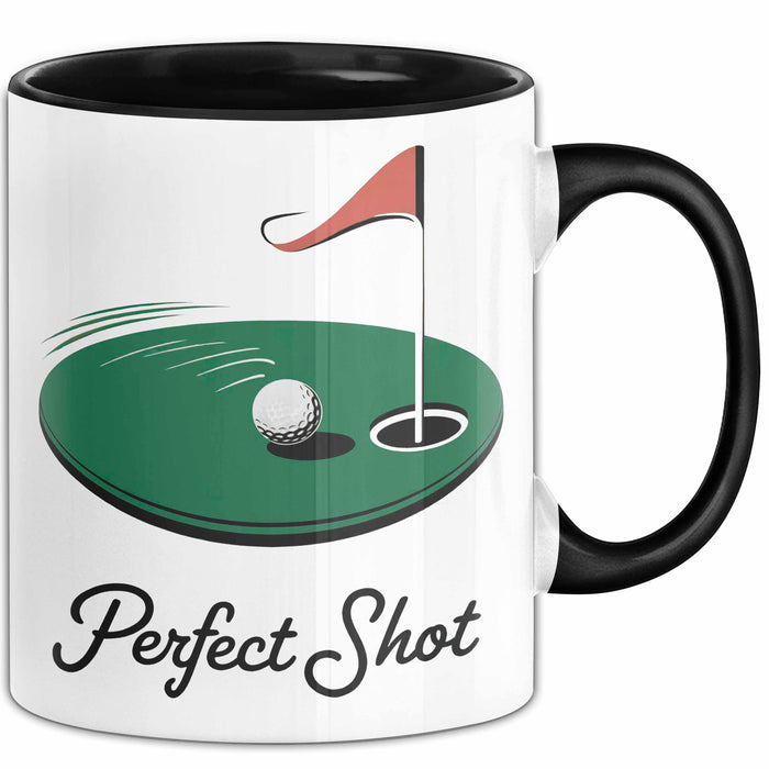 Golf Liebhaber Tasse Perfekter Schlag Geschenkidee Trendation